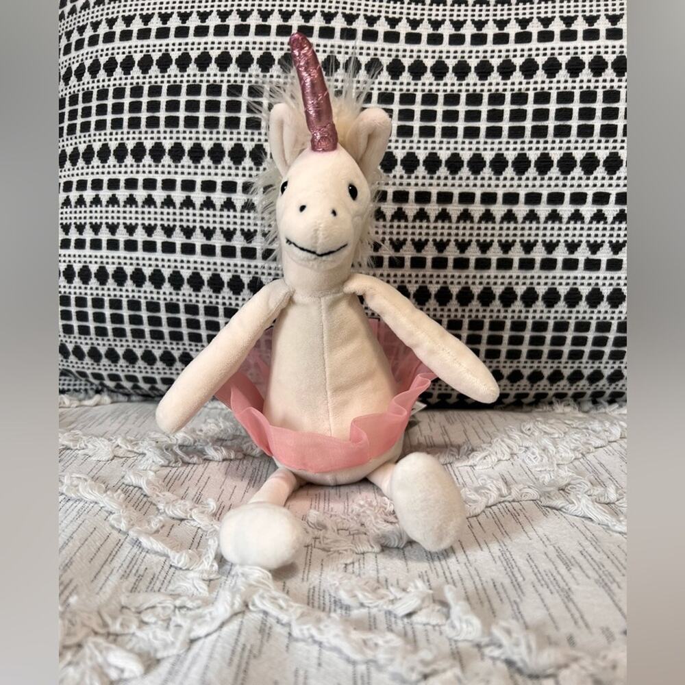 Jellycat Dancing Darcy Unicorn Stuffed Animal Plush Toy